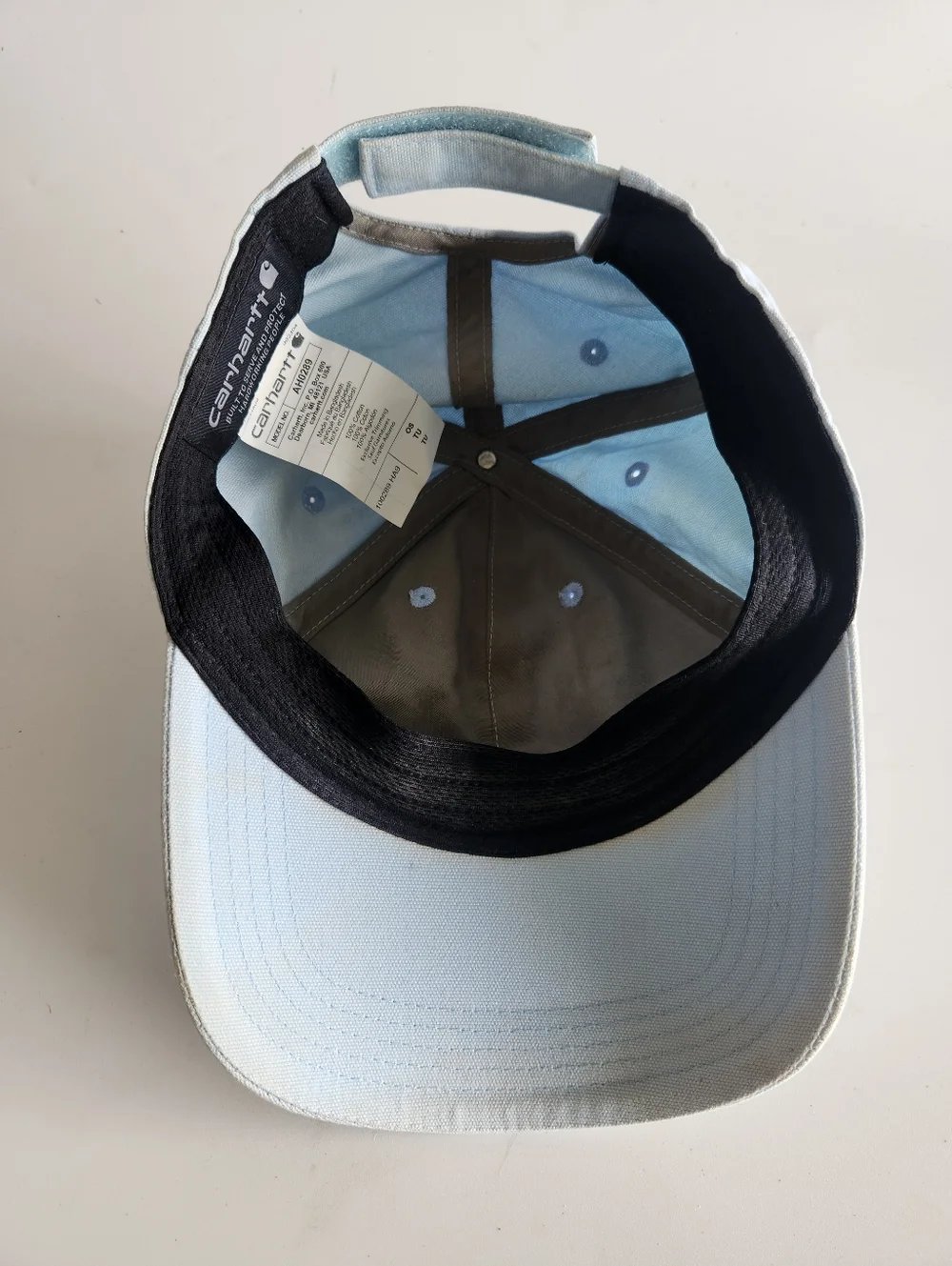 (2) Carhartt Patch Logo Adjustable Baseball Hats Caps Lot Workwear Outdoor